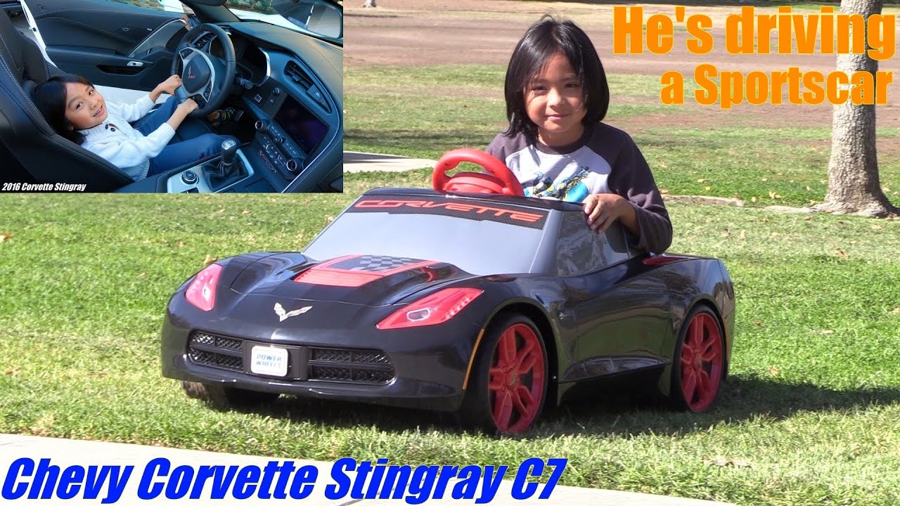 Fisher-Price Power Wheels Ride-On Car. 6 Volts Corvette Stingray
