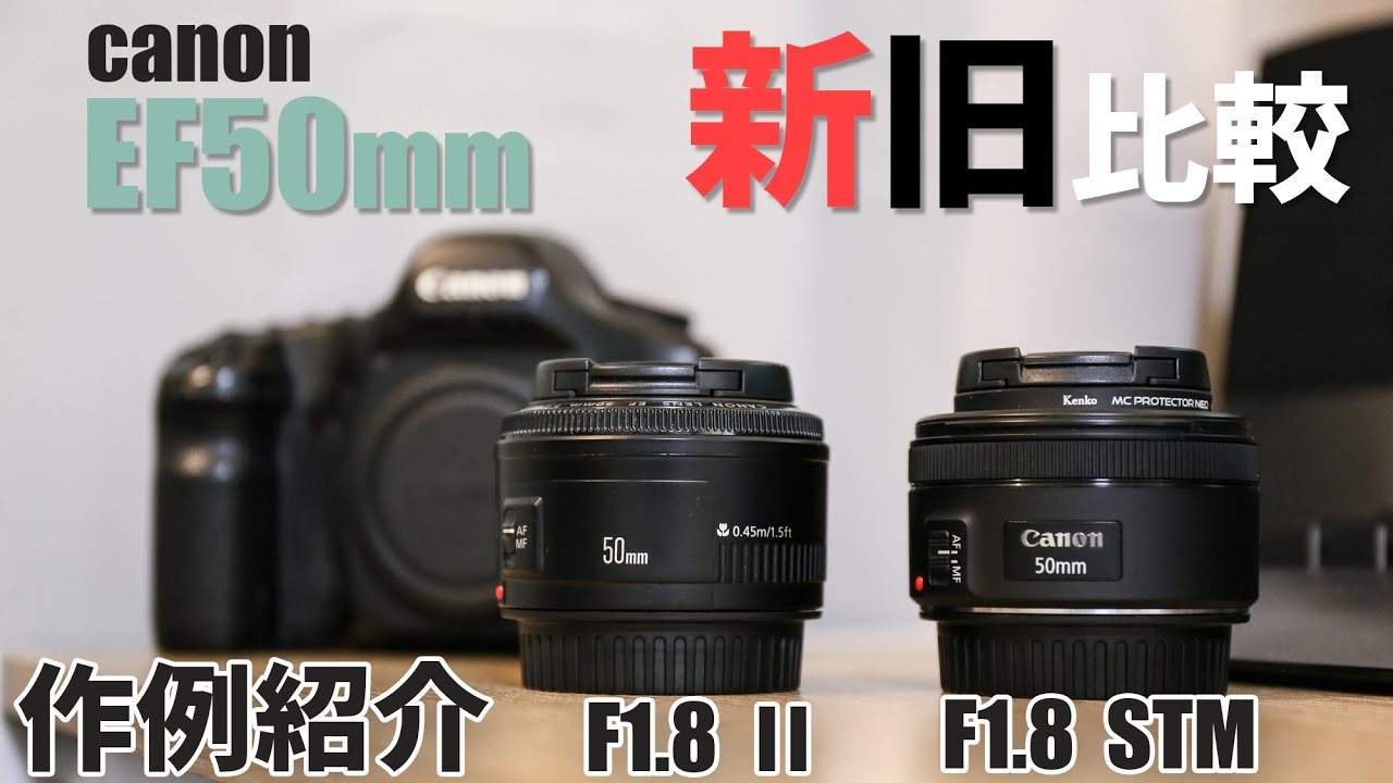 作例比較】canonの高コスパレンズ！ EF50mm F1.8 ⅡとSTMを比較