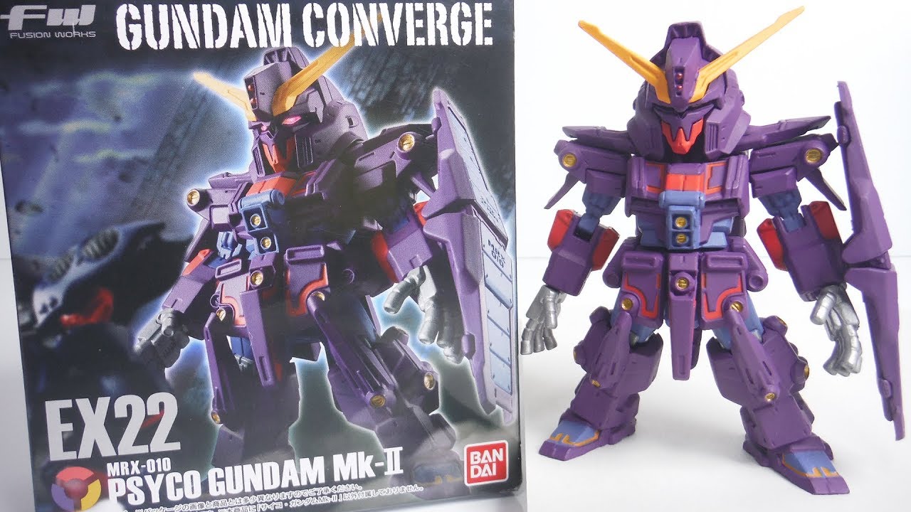 FW GUNDAM CONVERGE EX22 PSYCO GUNDAM Mk-Ⅱ 開封 サイコ・ガンダムMk