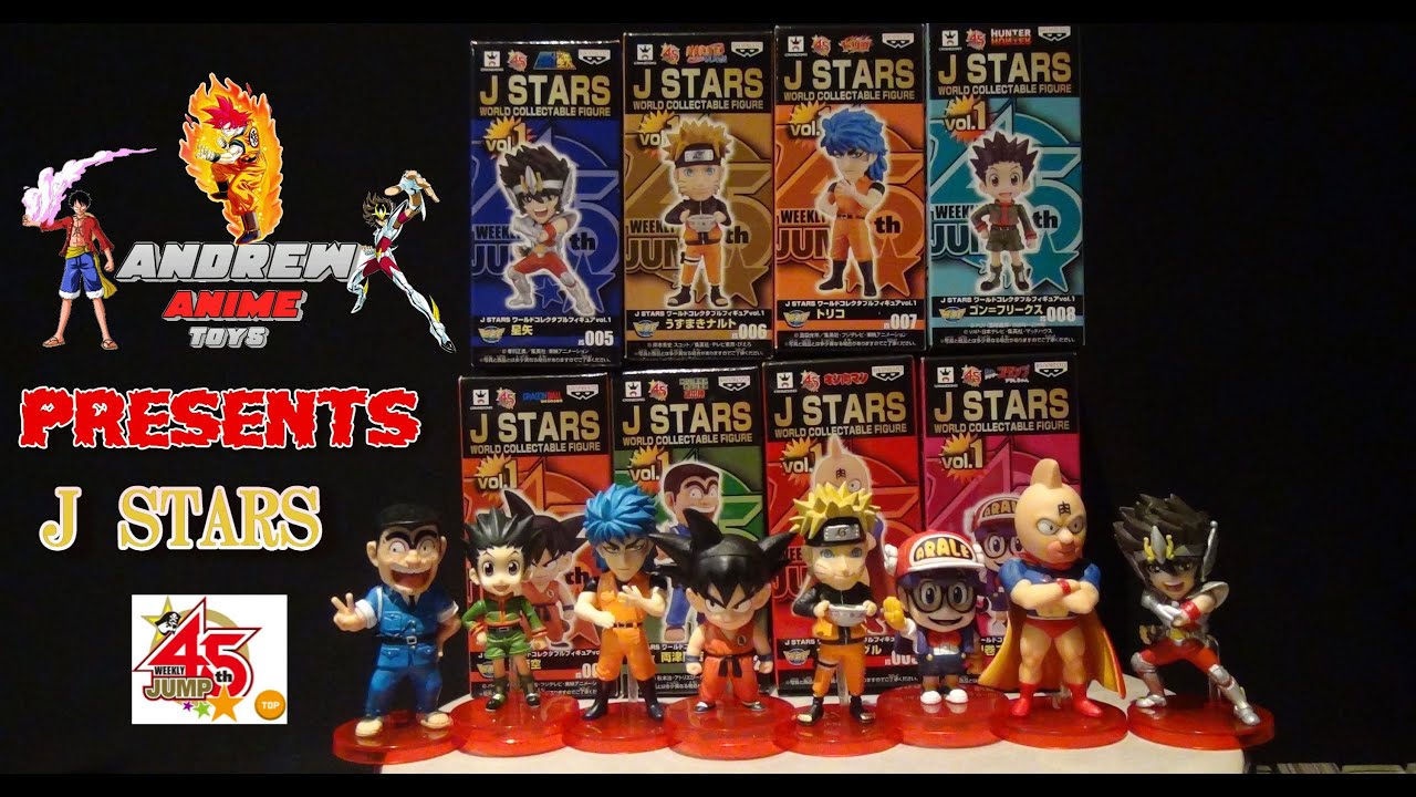 J STARS WORLD COLLECTIBLE FIGURE VOL.1 BY BANPRESTO - YouTube