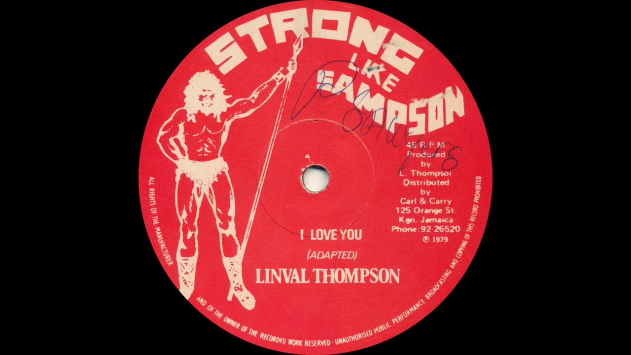 レゲエ LINVAL THOMPSON - I LOVE YOU / ラバーズ レゲエ LINVAL