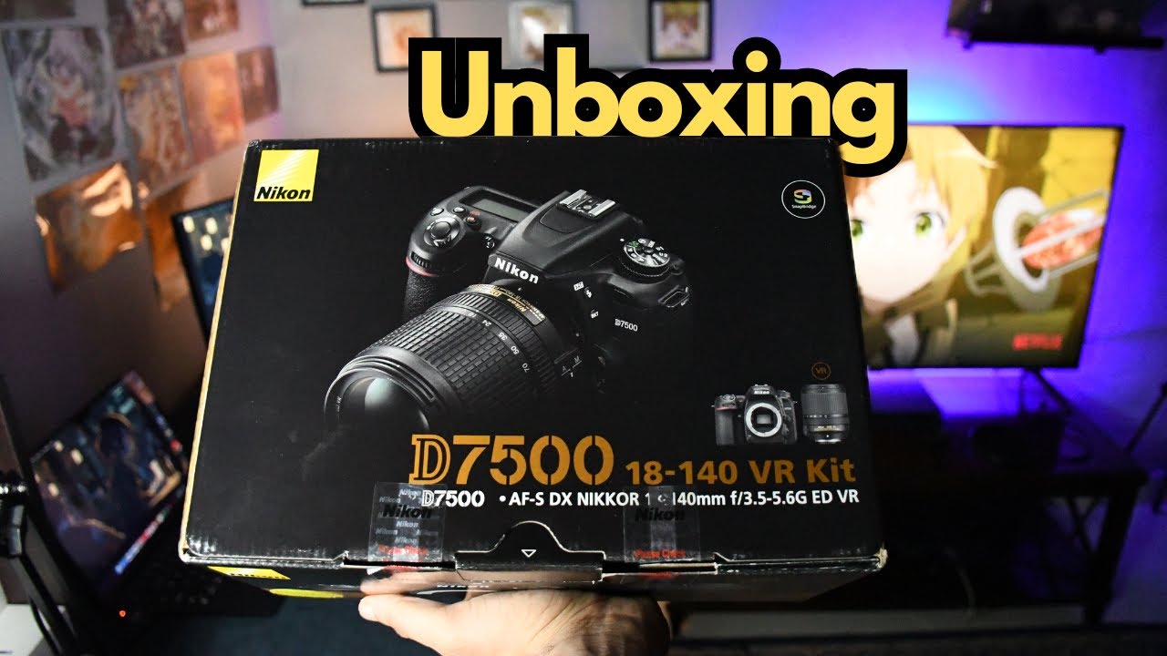 Nikon d7500 with 18-140mm kit lens UNBOXING! - YouTube