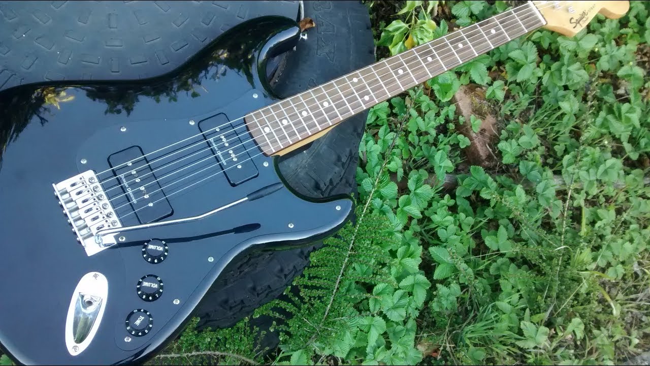 squier p90 strat! - YouTube