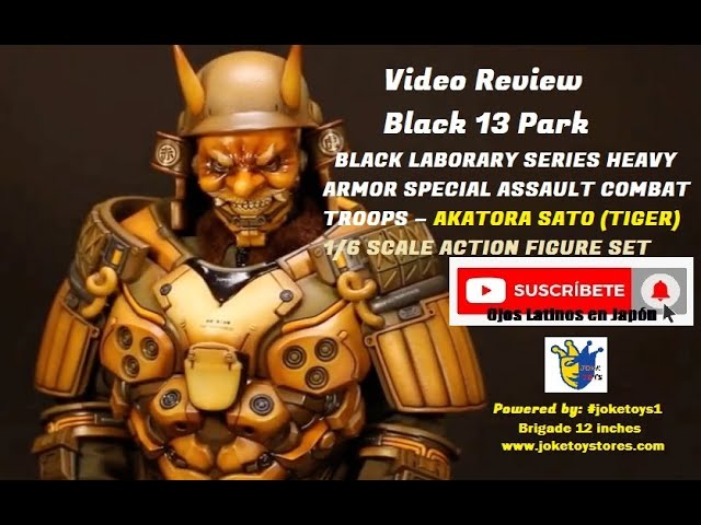 ブラック13パークBlack13park 重装甲天狗赤虎 トラ侍1/6ミリタリー