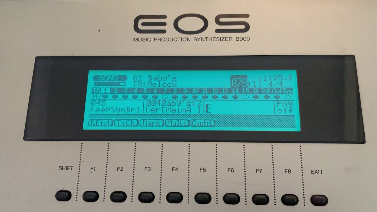 YAMAHA EOS B900 DEMO SONG / SOUND DISK TK4000 