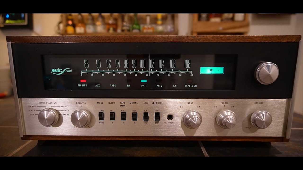 ☆McINTOSH・マッキントッシュ☆MAC1700☆レシーバー・アンプ McIntosh