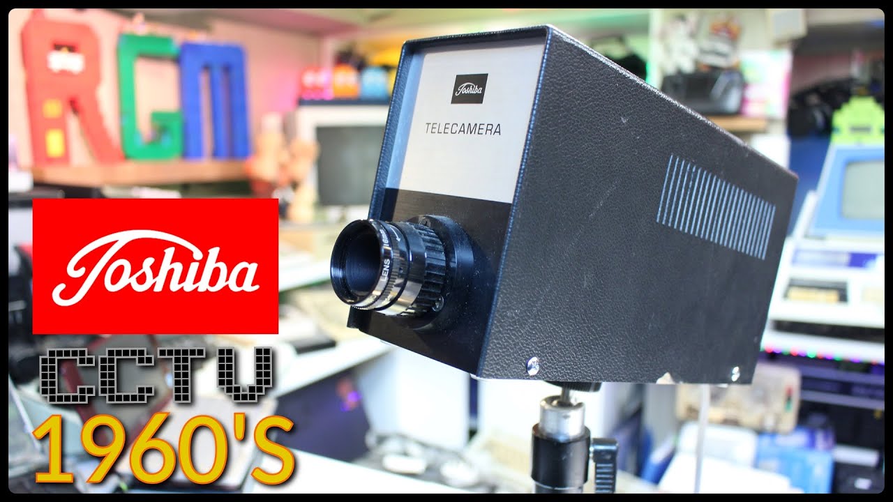 TOSHIBA TELECAMERA Model TX-2V Early CCTV from 1960's - YouTube