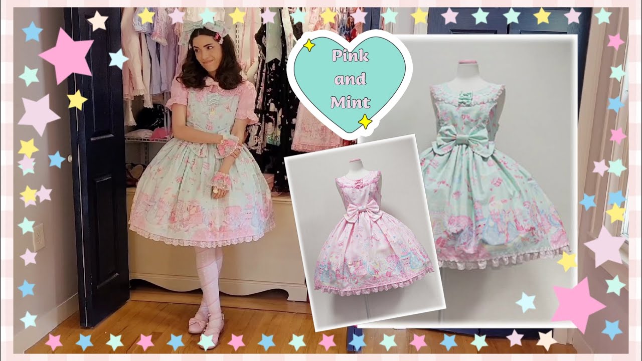 Comparing Angelic Pretty's Dreamy Dollhouse Round JSK in two