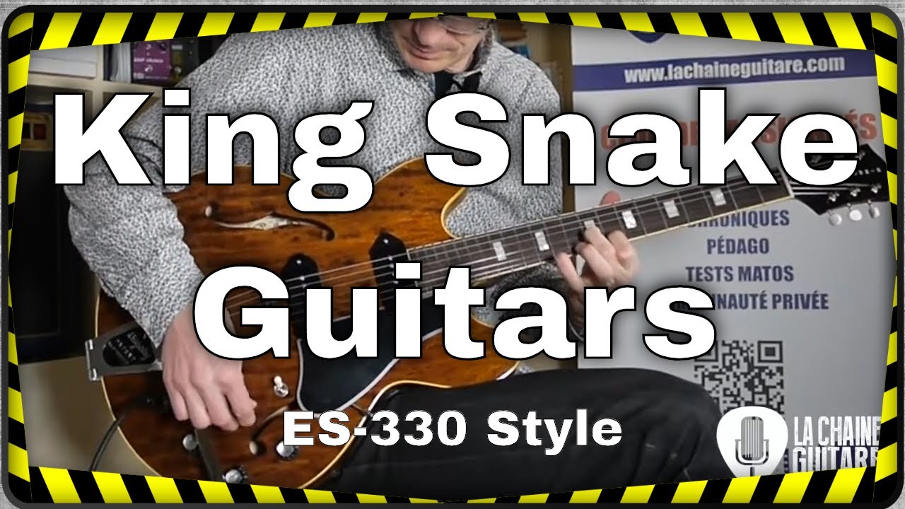 がく king snake smith フルアコ es-330 寺田楽器 king snake smith