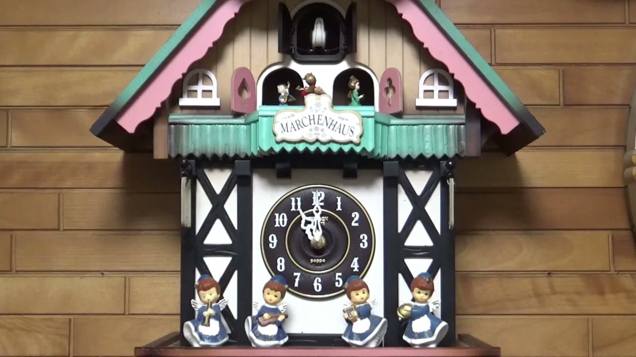 CITIZEN メルヘンハウス オルゴール付き鳩時計 - YouTube