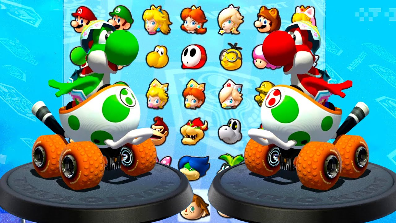 マリオカート8 デラックス：赤ヨッシー vs 緑ヨッシー 任天堂スイッチ