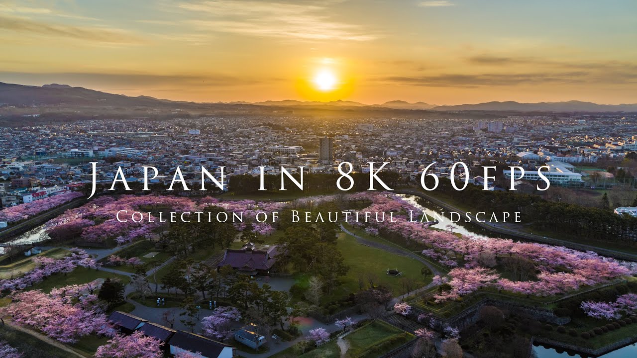 Japan in 8K 60fps - Collection of Beautiful Landscape- - YouTube