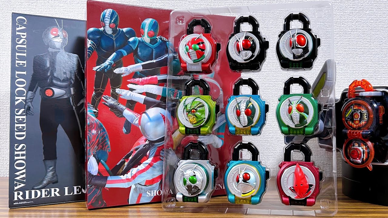 Transform into Shocker Leader & Showa Rider! Premium Bandai