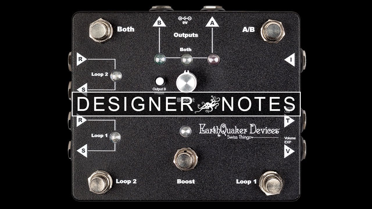 Designer Notes with Jamie Stillman Ep. 1 - Swiss Things