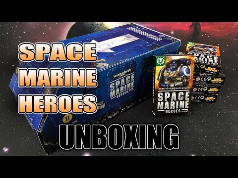 Japanese Exclusive Space Marine Heroes Unboxing & Review - YouTube