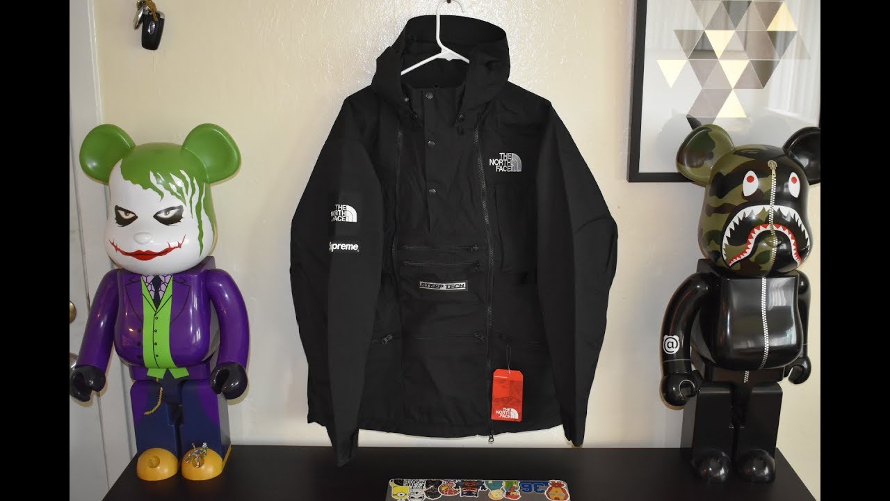9 POKETS ON A JACKET!?!? (Supreme x North Face Steep Tech) - YouTube