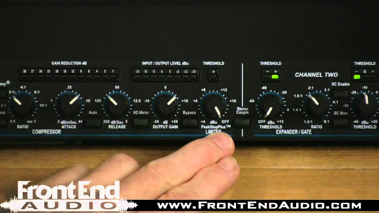 dbx 1066 Dual Compressor Limiter Gate - YouTube