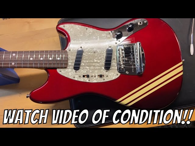 2012 Fender Japan Mustang Competition MG73 Old Candy Apple Red