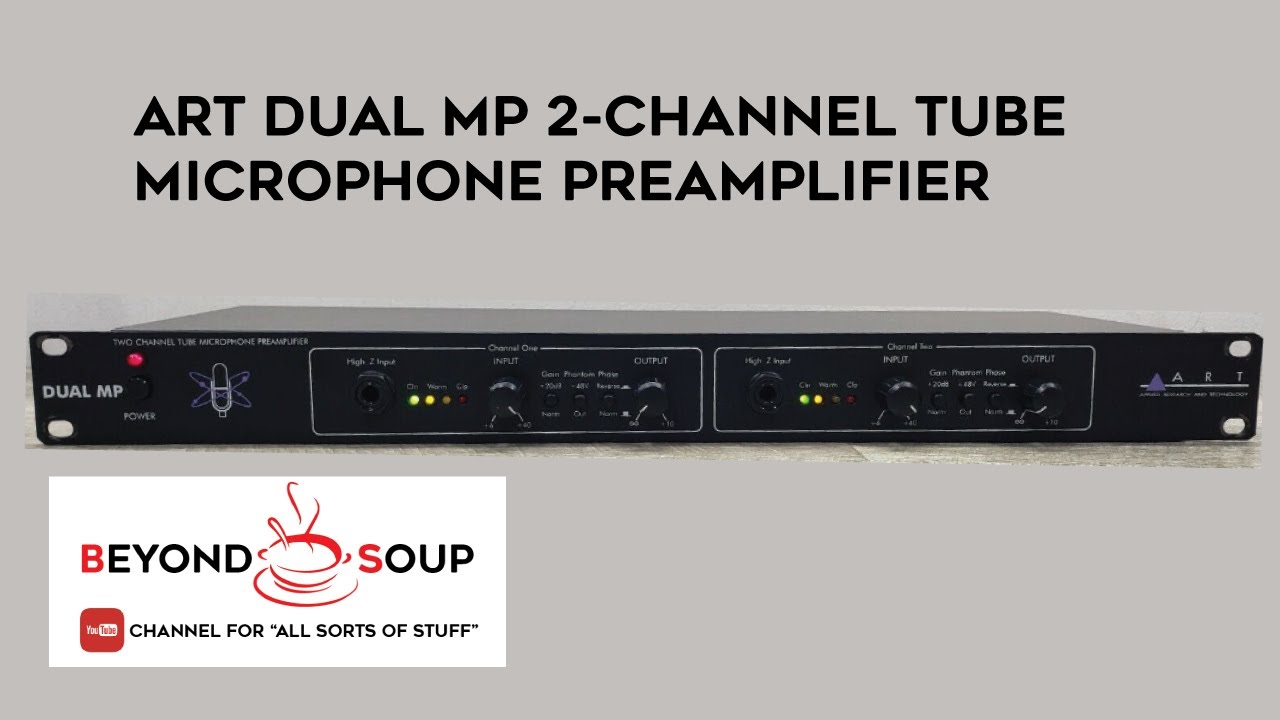 ART Dual MP (Model 254) 2 Channel Tube Microphone Preamplifier