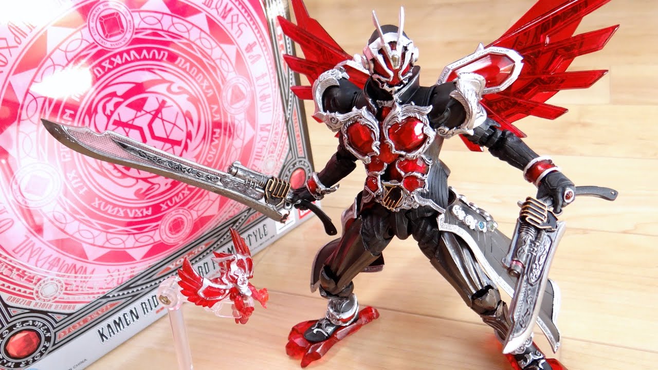 Haruto and Red Garuda combine! SIC Kamen Rider Wizard Flame Style