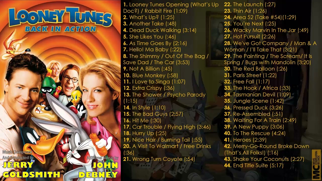 Looney Tunes Back in Action - Full Score (by Jerry Goldsmith