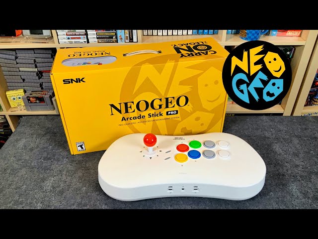 NEW** NEOGEO Arcade Stick Pro - Unboxing & REVIEW - YouTube