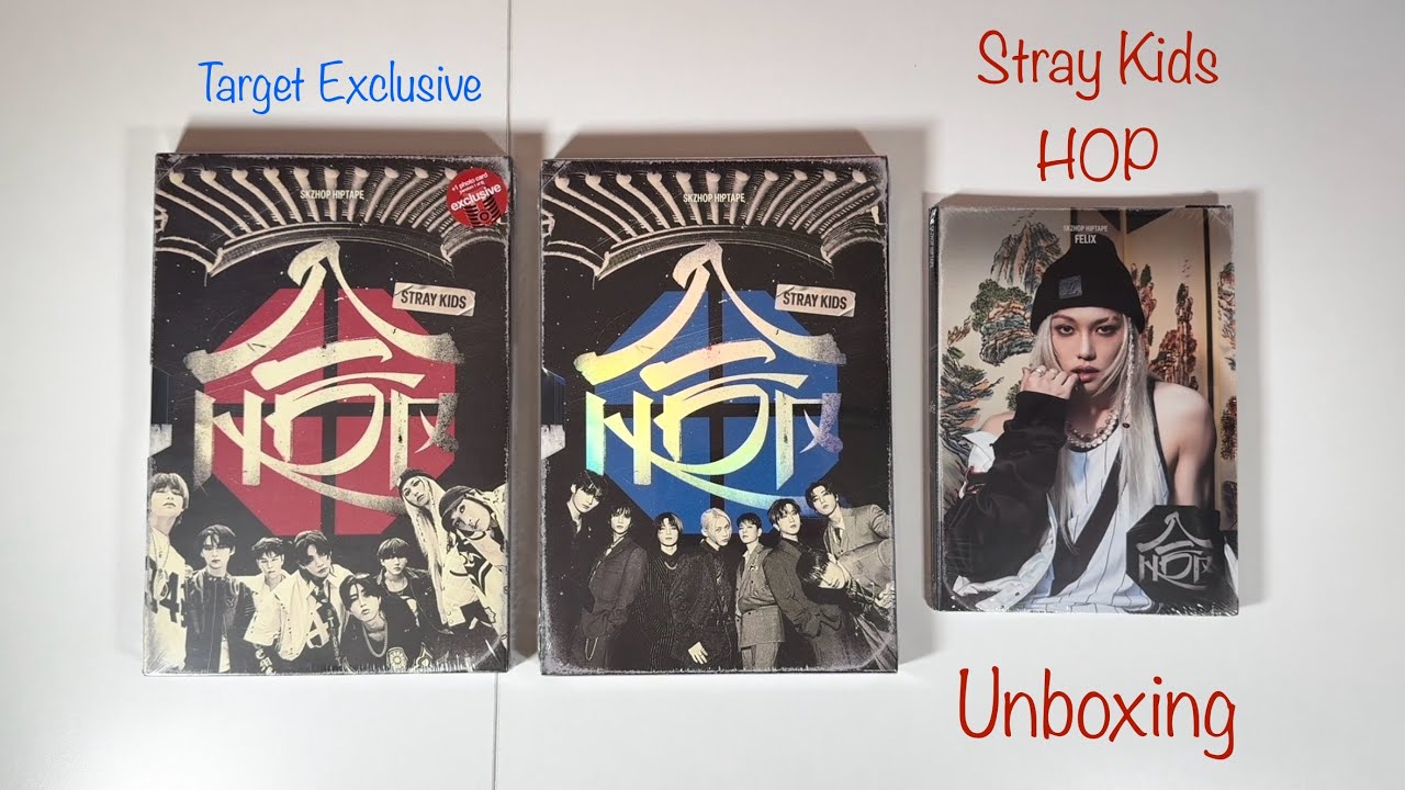 Unboxing: Stray Kids HOP [SKZHOP, HIPTAPE, & Accordion Versions