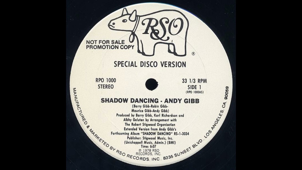 Shadow Dancing (Special Disco Version) - Andy Gibb - YouTube