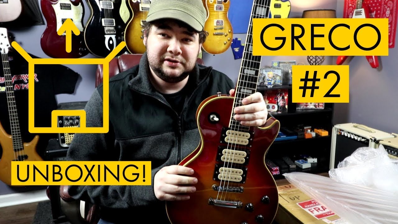 UNBOXING: My New Japanese Guitar: Greco EG-600 Les Paul Custom