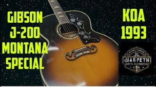 J-200 Koa Montana Special - YouTube