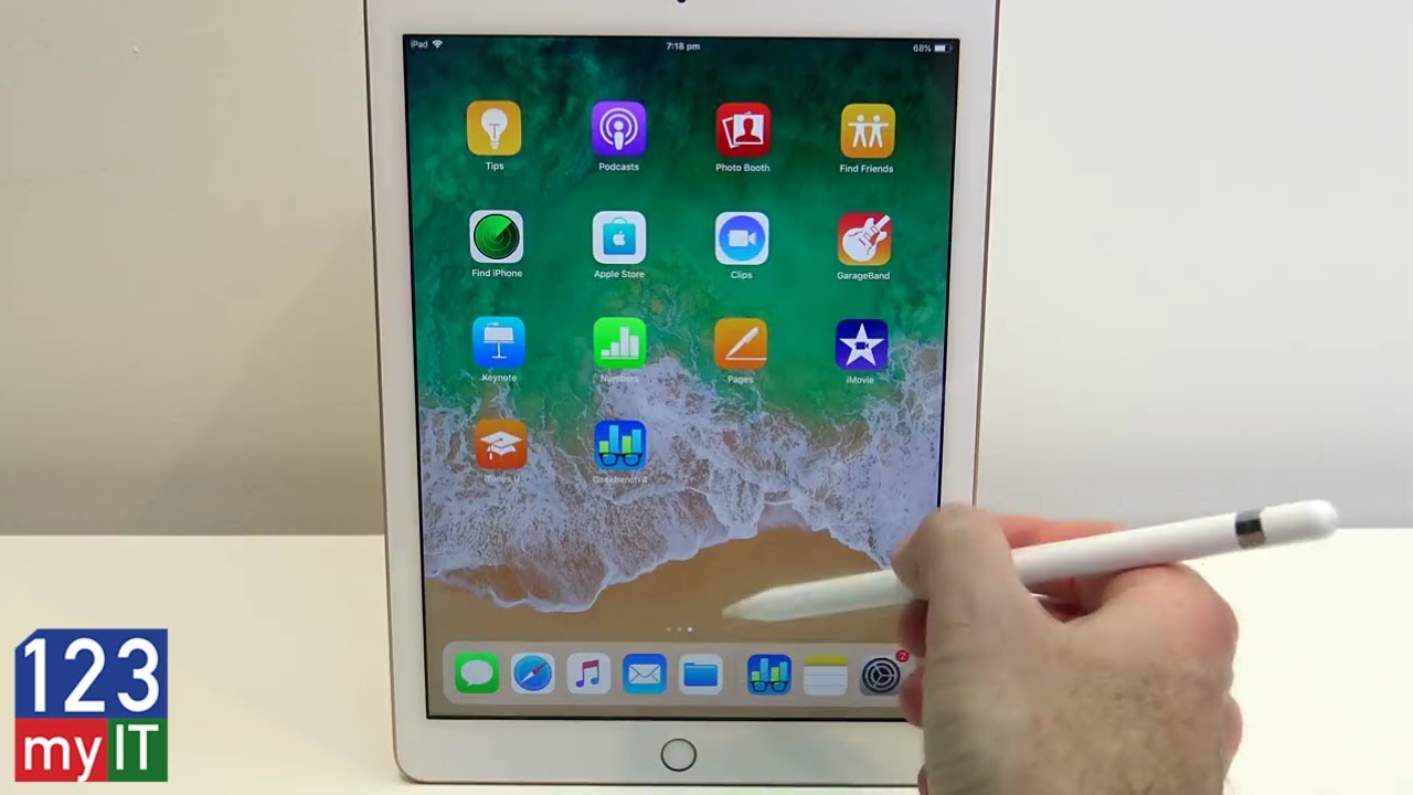 Apple iPad (6th Gen) 2018 with Apple Pencil - YouTube