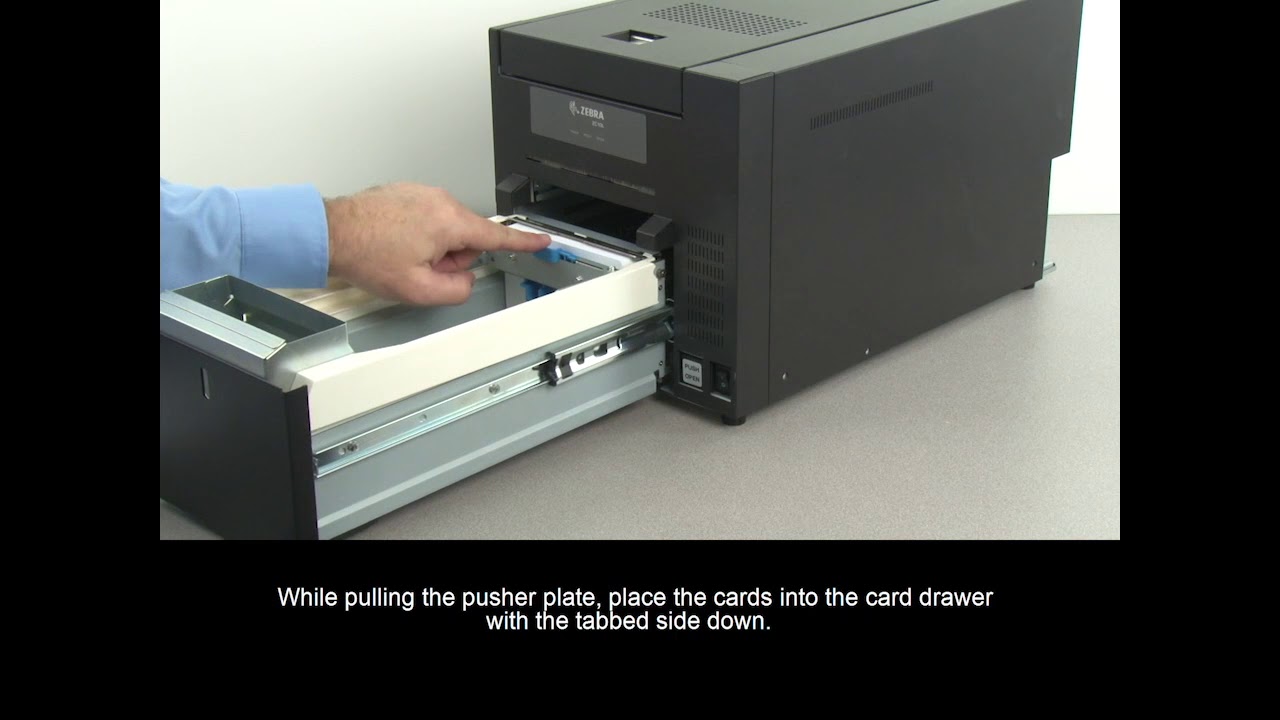Zebra ZC10L ID Card Printer - Getting Started Guide - YouTube