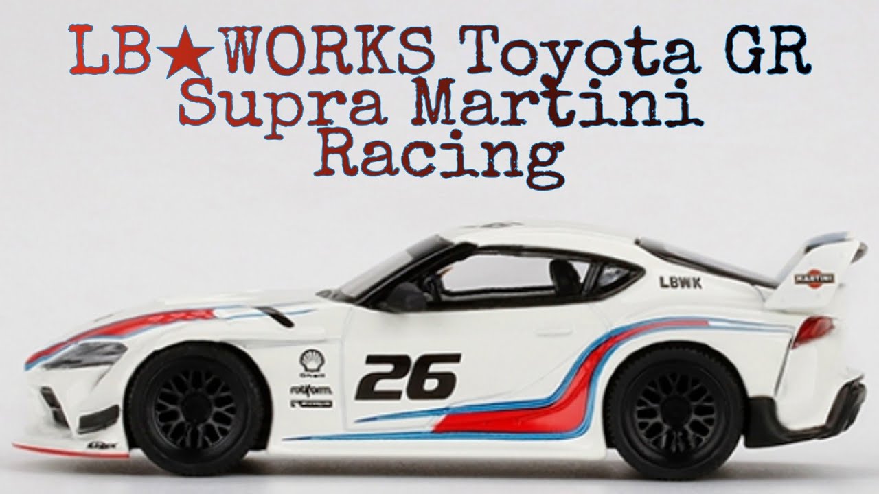 MINI GT LB☆WORKS Toyota GR Supra Martini Racing / #296 Unboxing