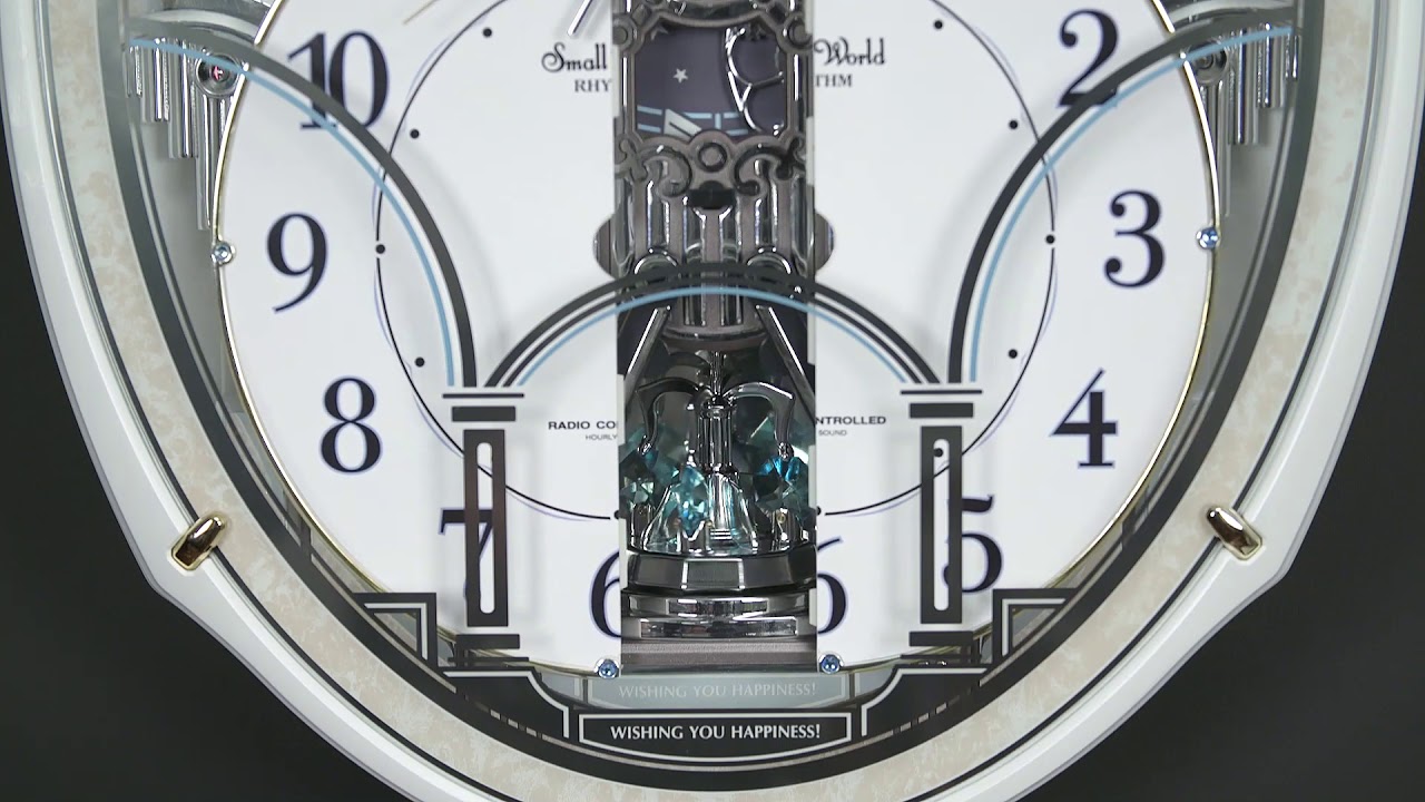 4MN553RH03 スモールワールドアルディN リズム時計 RHYTHM - YouTube