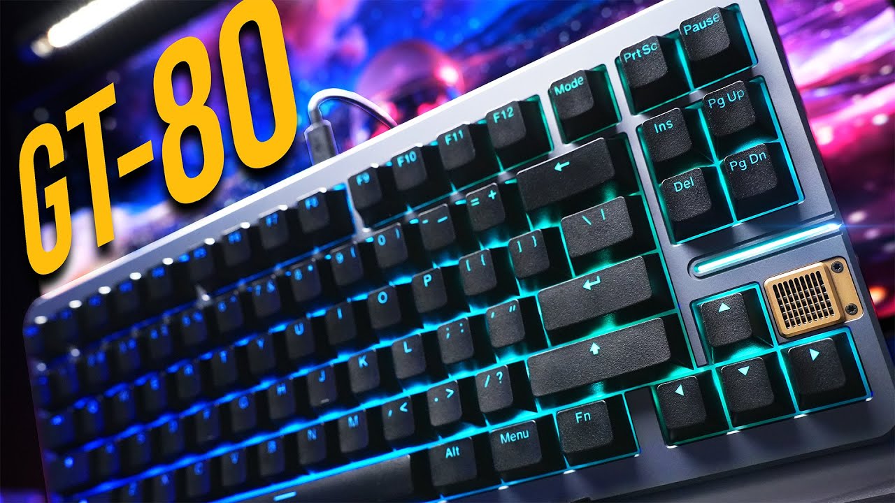 The First Wooting 80HE Aftermarket Case - KBDFans GT-80 - YouTube