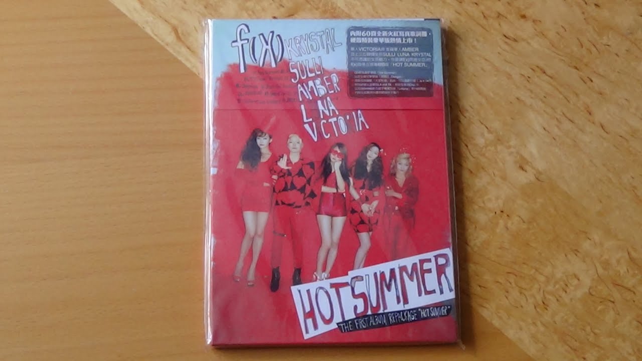 Unboxing F(x) 에프엑스 1st Studio Album Repackage Hot Summer