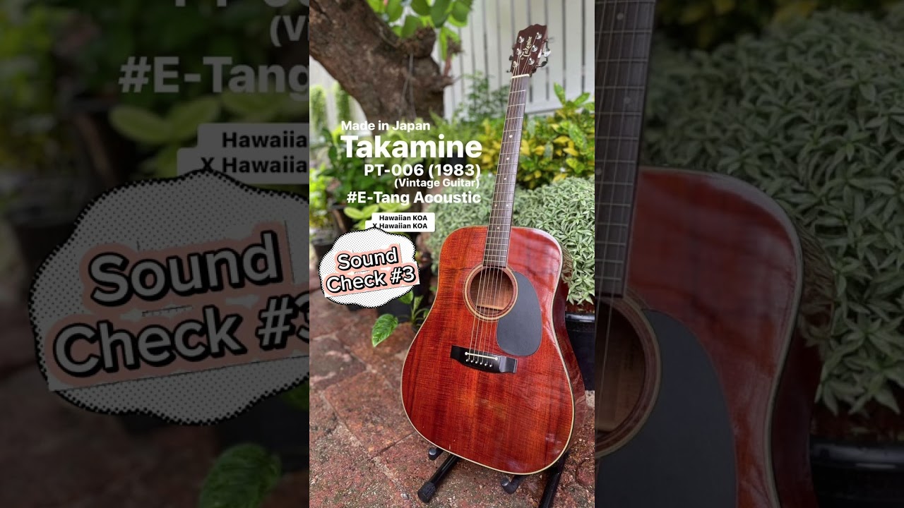 Takamine PT-006 (1983) Made in Japan | Sound Check - YouTube