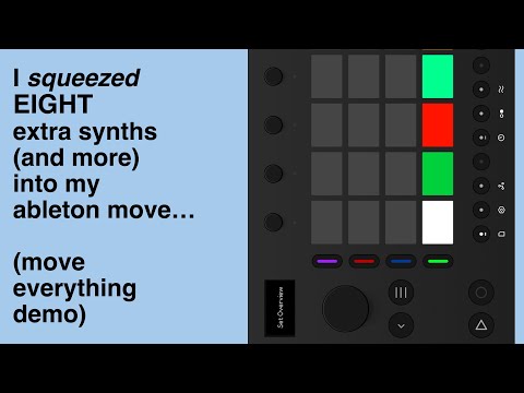 Squeeze EIGHT extra synths into your Ableton Move! ('Move
