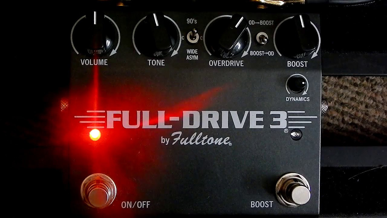 Fulltone Fulldrive 3 review/demo - YouTube