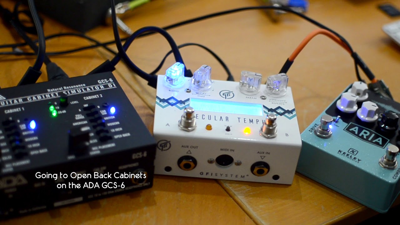 ADA CGS-6 Stereo Cab Sim | Keeley ARIA | GFI System Specular