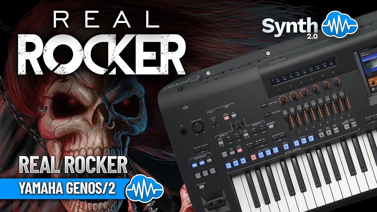 REAL ROCKER EXPANSION PACK | YAMAHA GENOS / 2 - PSR SX700 SX900