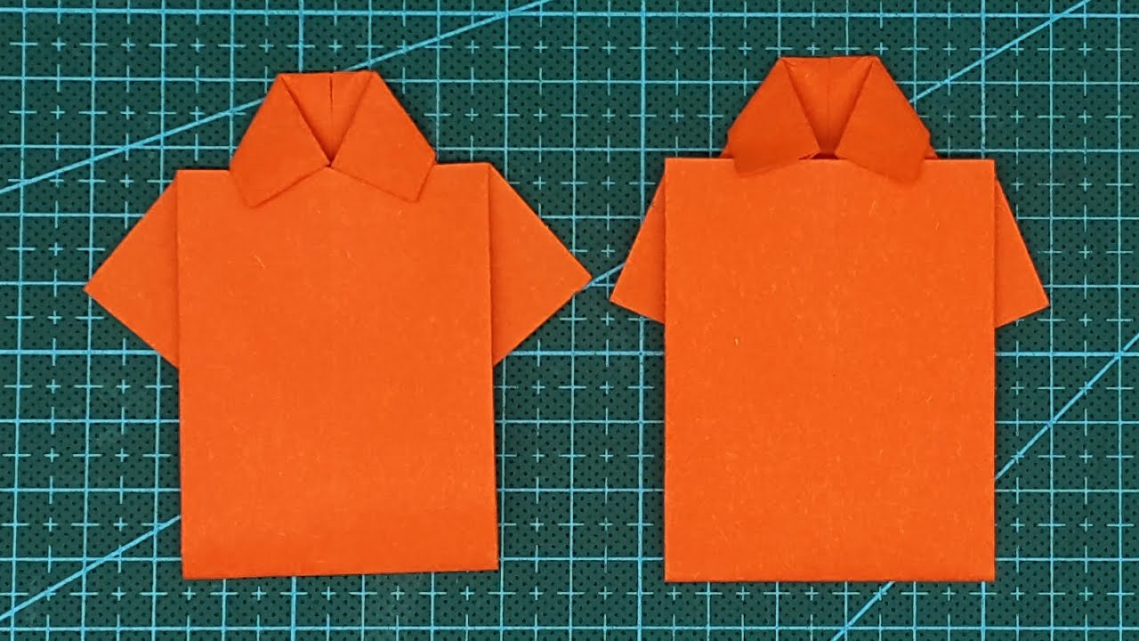 Easy Origami Shirt - How to Make Paper Shirt - DIY Origami Paper