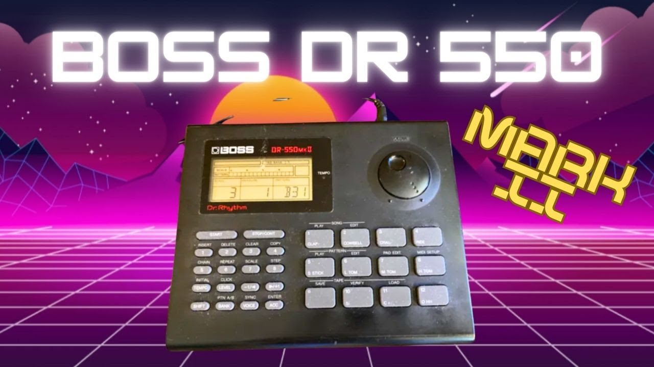The Boss DR-550 Mark II : My Favorite Drum Machine - YouTube