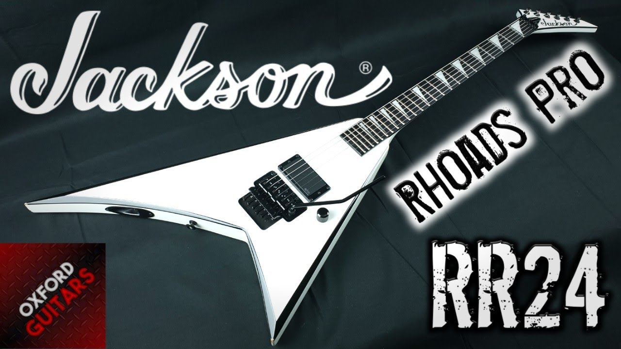 Jackson RR24 Rhoads 2007 Snow White w/Black Bevels Made in Japan