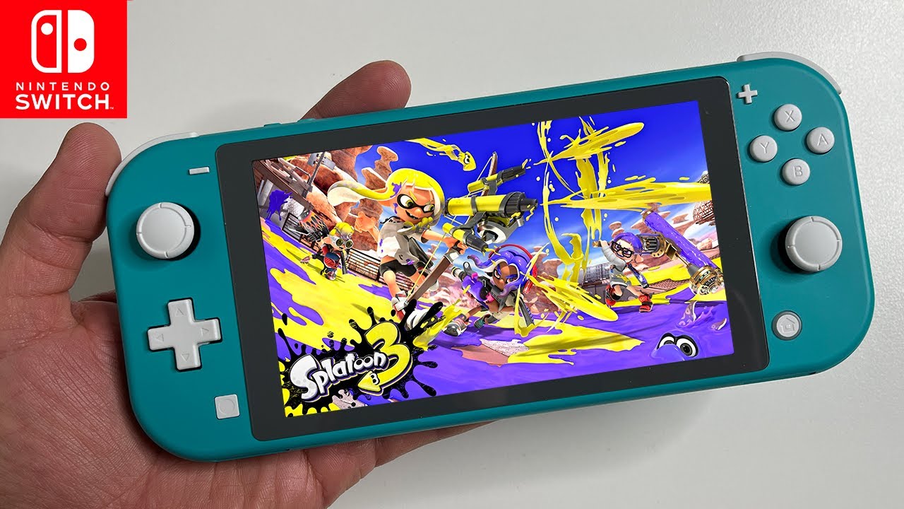 Splatoon 3 Gameplay Nintendo Switch LITE | Demo Splatfest - YouTube