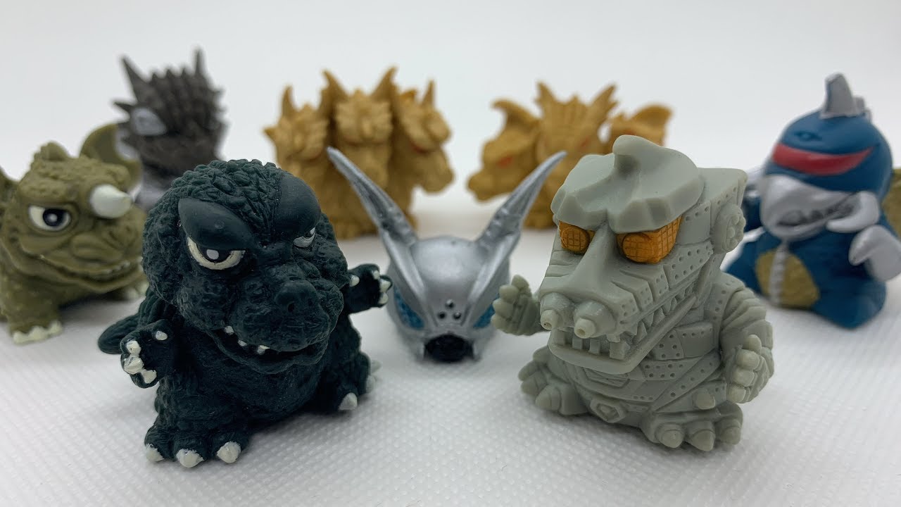 ガシャポン指人形】ゴジラ ソフビコレクション2 - YouTube