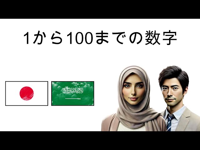 🇯🇵 🇸🇦 アラビア語を簡単に学ぶ | 1から100までの数字 | 語彙 - YouTube