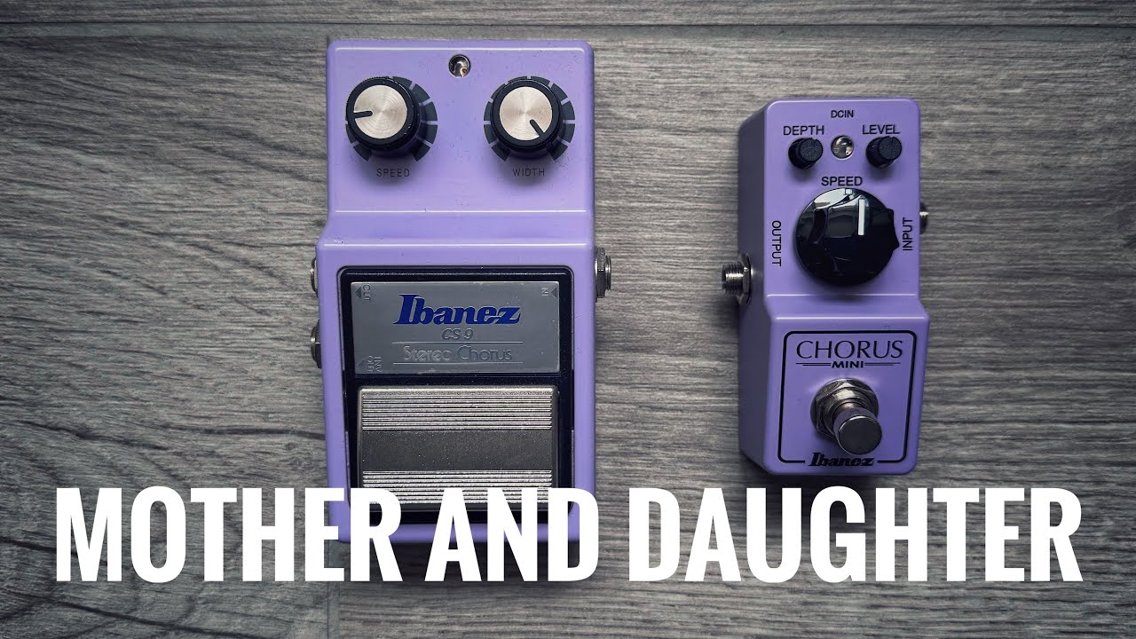 Ibanez CS9 Stereo Analog ChorusVS Chorus Mini Made in Japan - YouTube