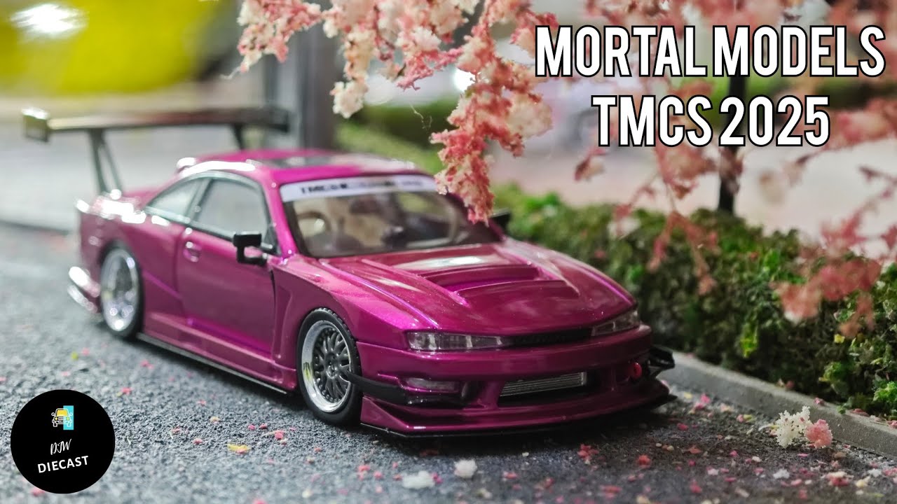 Nissan Silvia S14 Pink TMCS 2025 by Mortal 1/64 | UNBOXING and