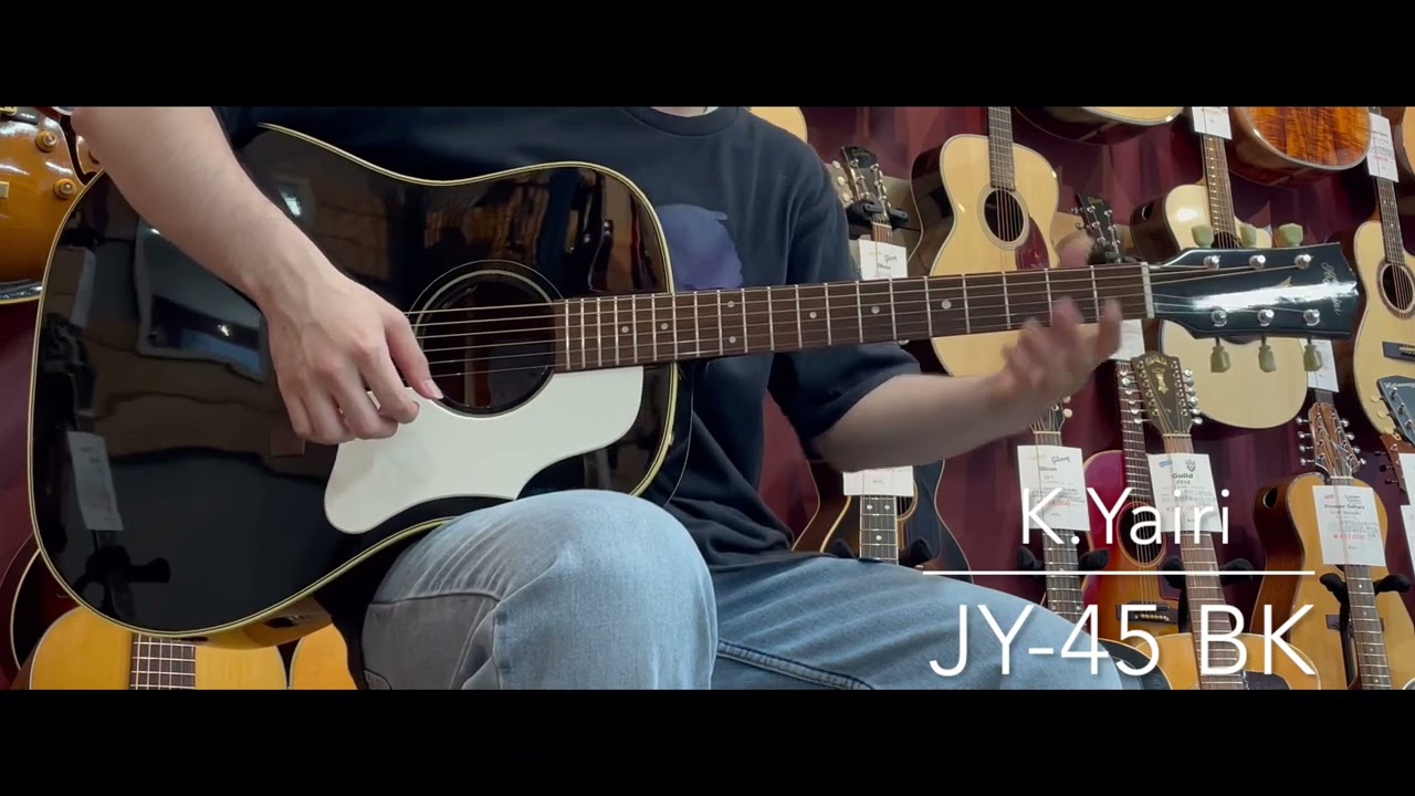 試奏動画】K.Yairi JY-45 BK [LASTGUITAR] - YouTube